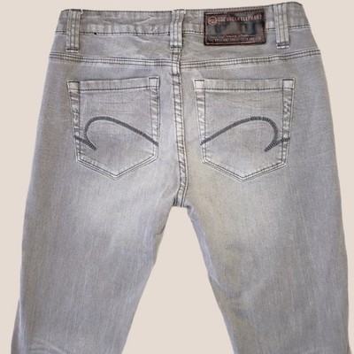 One Green Elephant Kosai Gray Skinny Slim Low Rise Jeans Women's 6
