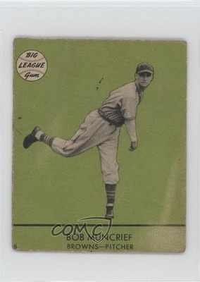 1941 Goudey Big League Chewing Gum Food Issue R324 Bob Muncrief #8 10fh
