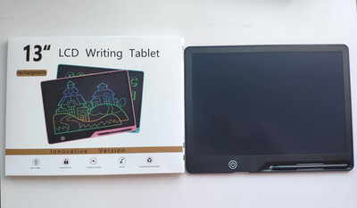 13 Inch LCD Writing Tablet for Kids, Rechargeable Doodle Board, Kid Drawing P...
