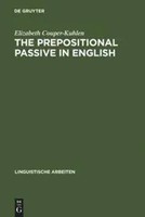Elizabeth Couper-Kuhlen | The Prepositional Passive In English | Buch | Englisch