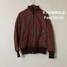 M Size Leather Jacket R.Newbold Paul Smith Brown