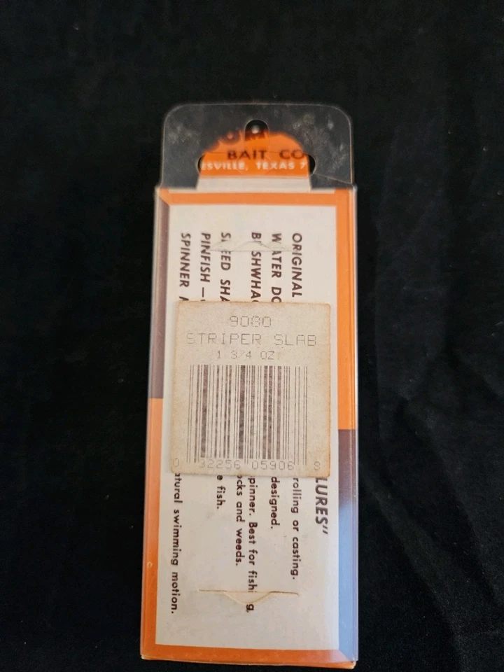 Bomber Striper Slab Vintage Metal Jig Fishing Lure in Box - Image 4 of 4