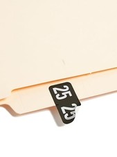 SMEAD ETYJ COLOR-CODED 2025 YEAR LABELS, 1-1/...