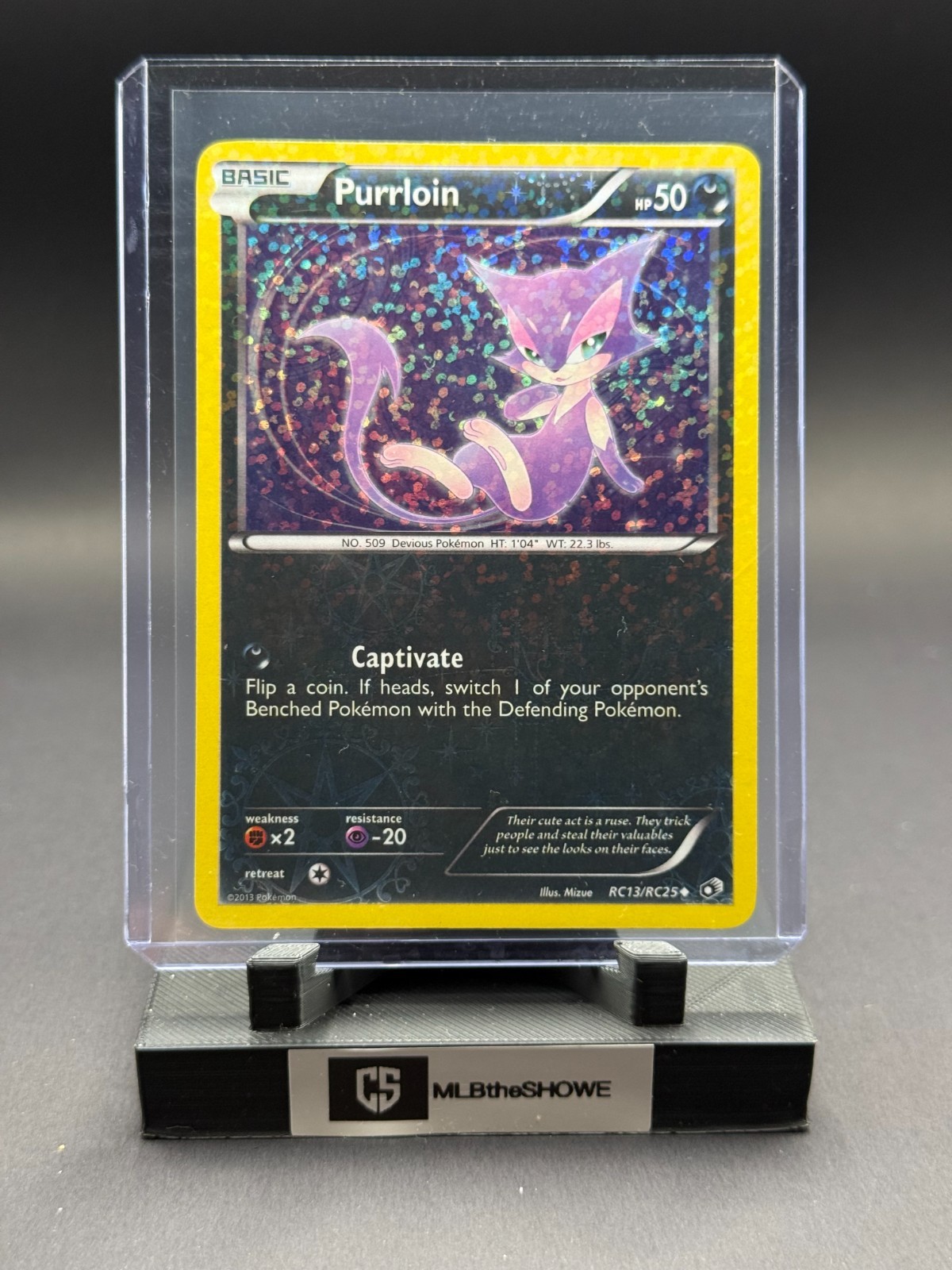 Purrloin Pokemon Legendary Treasures: Radiant Collections RC13 Lightly Played