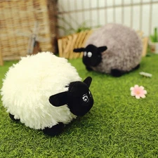 Fluffy Round Sheep Plush Toy Cute Sheeple Sheep Stuffed Animal Pillow Plush Toys