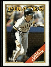 Felix Fermin *ROOKIE CARD* (RC) 1988 Topps #547. rookie card picture