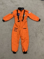 NASA Space Shuttle Astronaut Suit Boys Large Costume Jumpsuit Patches Cosplay