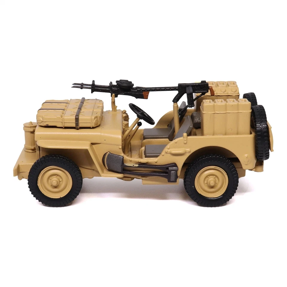 British SAS 1/4-Ton WILLYS JEEP w/Vickers K Machine Gun 1/43 Militaria 24212-42 - Image 3 of 4