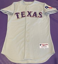 2011 Texas Rangers #42 Jackie Robinson Day Game Used Jersey(Smith) 48