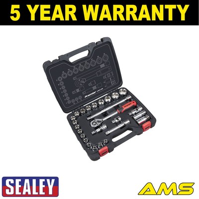 Sealey Premier Lock-On�� Steckschlüsselsatz 1/2'' Vierkantantrieb 26-teilig AK27482