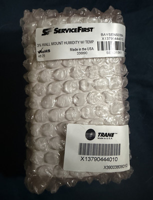 Trane ServiceFirst BAYSENS036A Wall Humidity Sensor w/ Temp Sensor White
