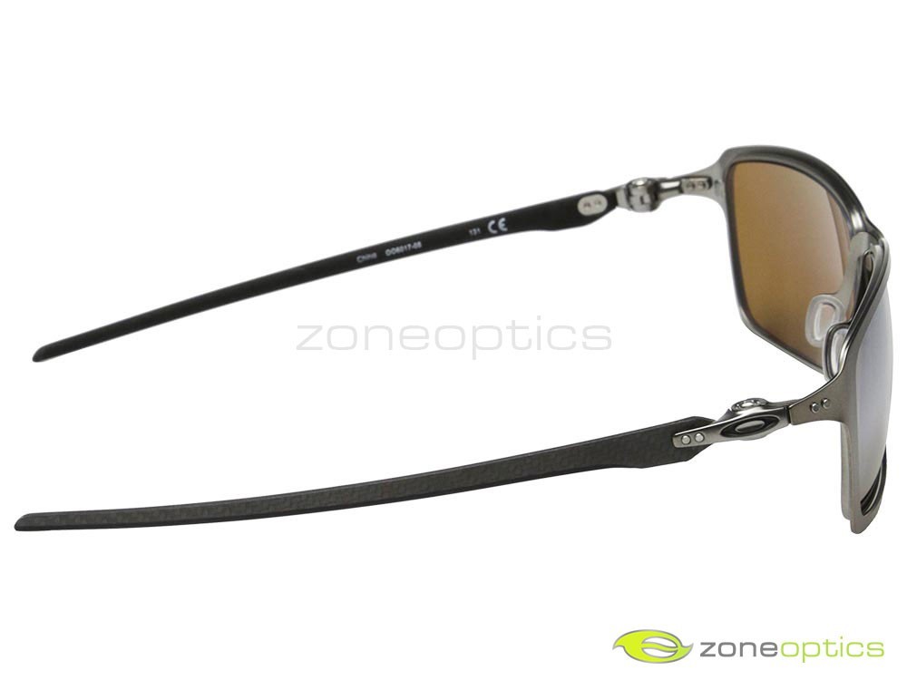 Oakley Tincan Carbon Polarized Sunglasses OO6017-05 Titanium