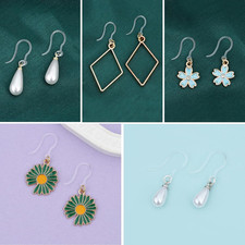 50Pcs Clear Plastic Earring Hooks - Non-Allergenic for Sensitive Ears, Compon...