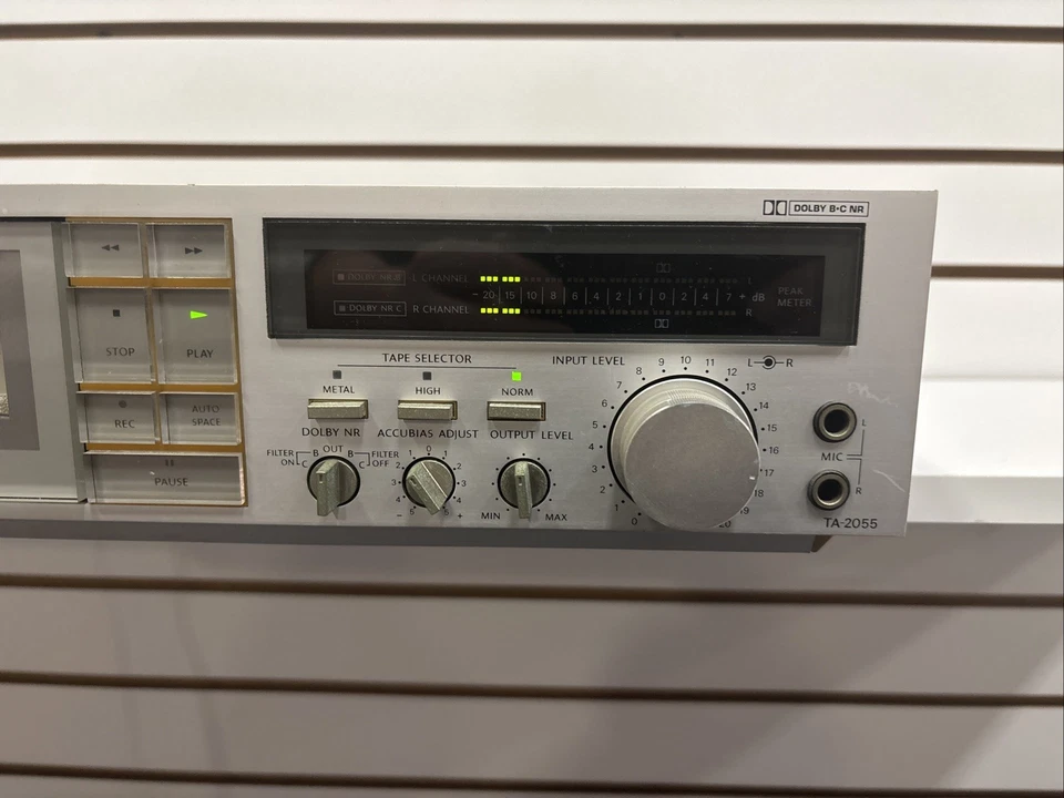 Onkyo TA-2055 Audio Estéreo Cassette Tape Deck - Probado Ver Reproducción de Video Funciona Foto 2 de 4