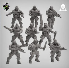 Spacenam Jungle Fighters X10 28mm Custom To Order Guards Men