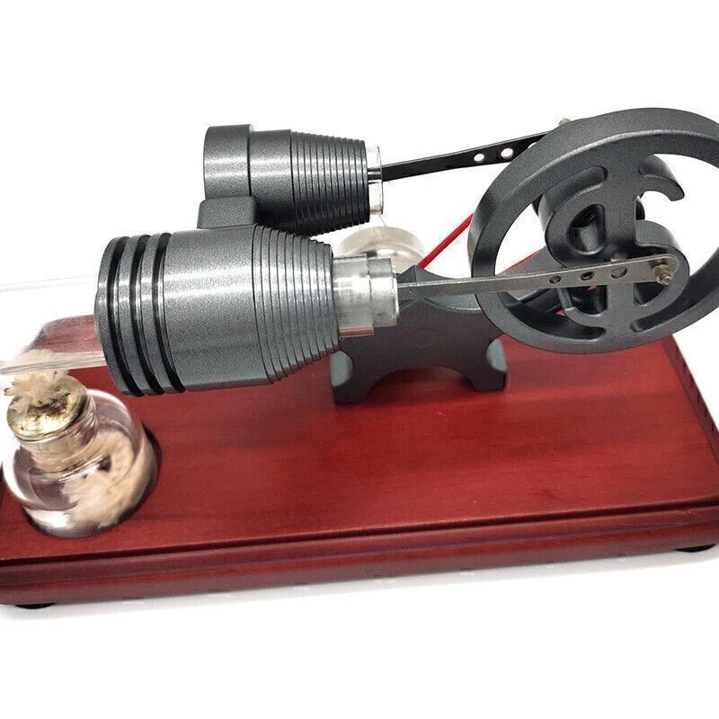 Hot Air Stirling Engine Model Generator Motor Physics Steam Power Education Toy - Image 4 of 4