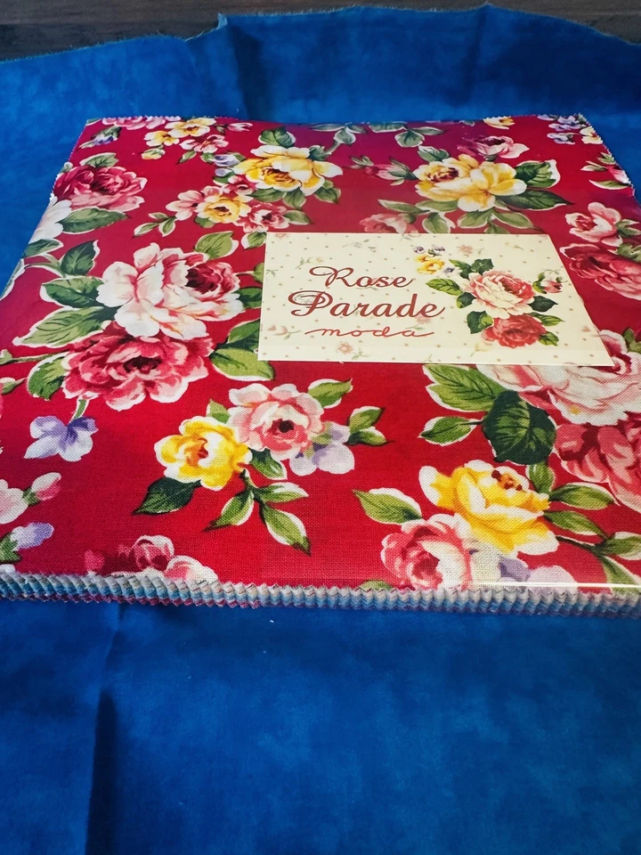 Rose parade Layer Cake by Moda 2008 Very hard to Find 42 pieces 10x10 - Image 2 of 4