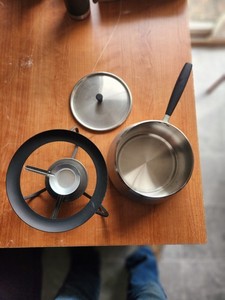 Smokeless Campsite Tealight Stove Cooking Pan With Lid