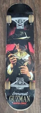 Vintage Santa Cruz Emmanuel Guzman Skateboard Deck with WEBB 11 trucks
