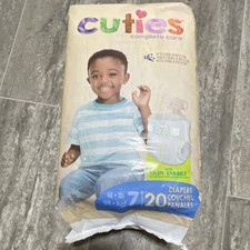 Cuties Complete Care Diapers Size 7, 20 Count, 41 lb Unisex