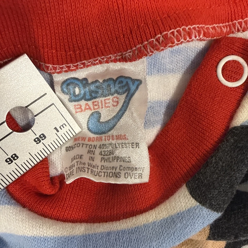 Vintage Disney Babies Mickey Collection Romper. Excellent vintage condition! - Image 4 of 4
