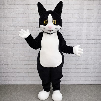 Felix Cat Mascot Costume Full Body   Felix Katzen Maskottchen Kostüm