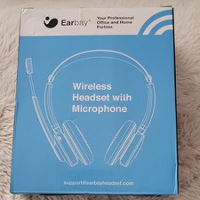 Earbay Bluetooth Wireless Headset Blue BT82/BT688, Noise Cancelling, Dual Device