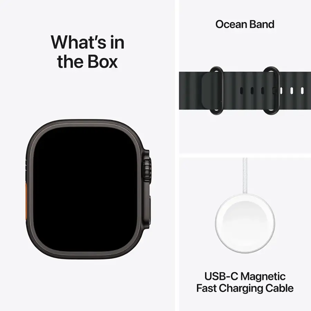 Apple Watch Ultra 3 49mm GPS Cellular Titanium Case w Black Ocean