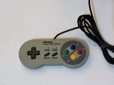 iBUFFALO SNES Classic USB Controller 8 Button Pad Model BSGP801
