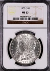 1900 $1 Silver Morgan Dollar MS 63 NGC # 3463894-015 + Bonus