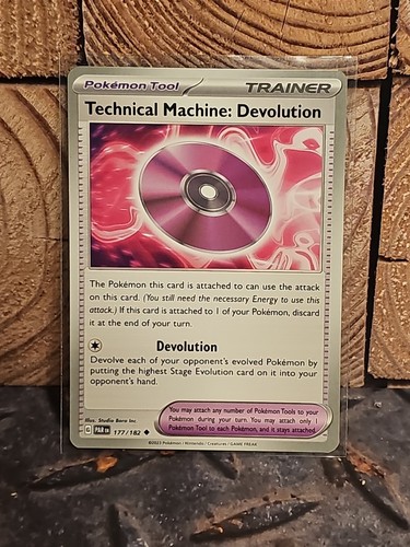 Technical Machine: Devolution 177/182 Sv04: Paradox Rift Regular Pokémon card - Picture 1 of 2