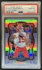 2017 Panini Select Patrick Mahomes II RC Silver Premier Level #103 Chiefs PSA 10