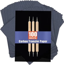 PSLER 100 Sheets Carbon Paper Sheets, Transfer for DIY... 