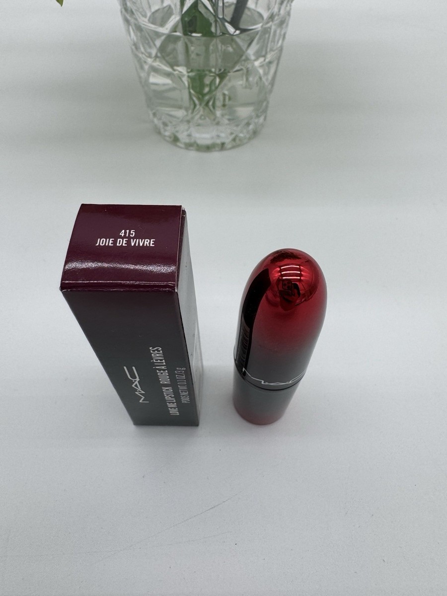 Mac♡ミス MAC Love Me Lipstick in 415 JOIE DE VIVRE 0.10 oz NIB | eBay