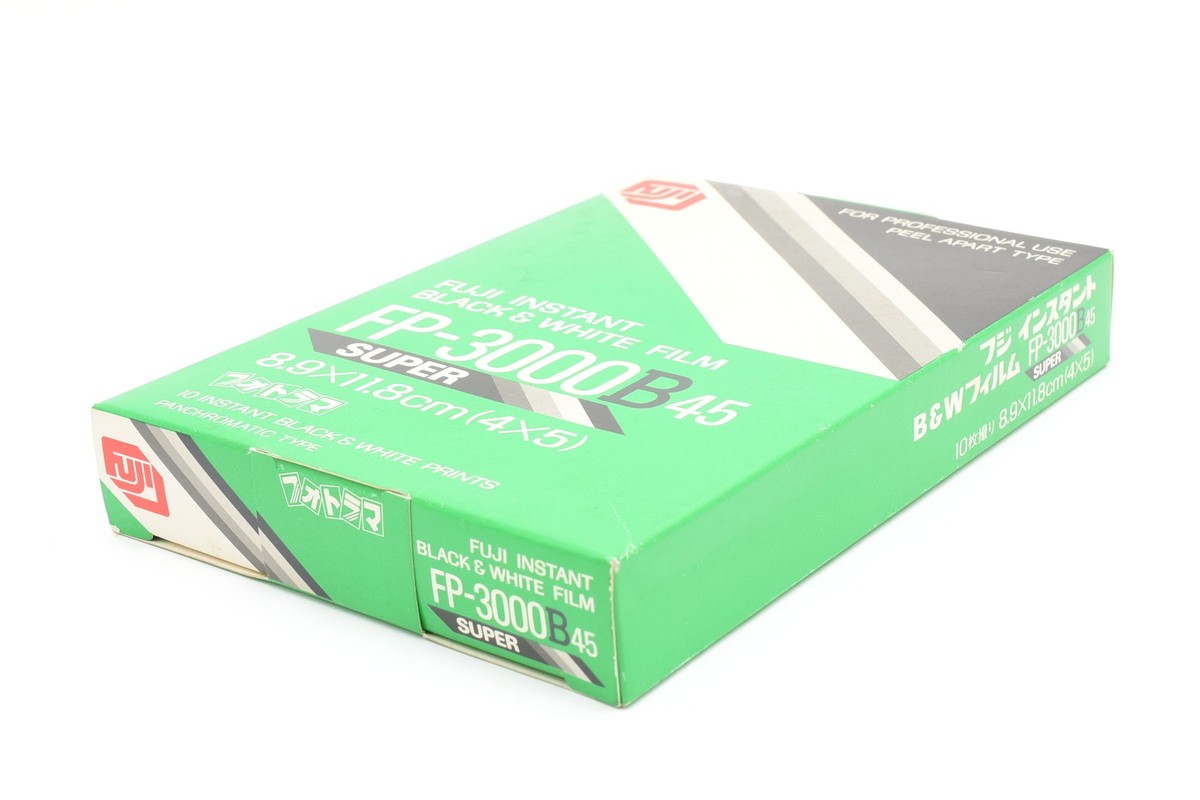 新品未使用 FUJIFILM フジフィルム FP-3000B45 期限切れ Unused] Fujifilm Fuji FP-3000B 45 Black & white Instant Film