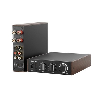 Jade Audio LEVEL1 2x300W Class D Amp, BT LDAC, USB/Coax,  Sub Out, 48V (Black)
