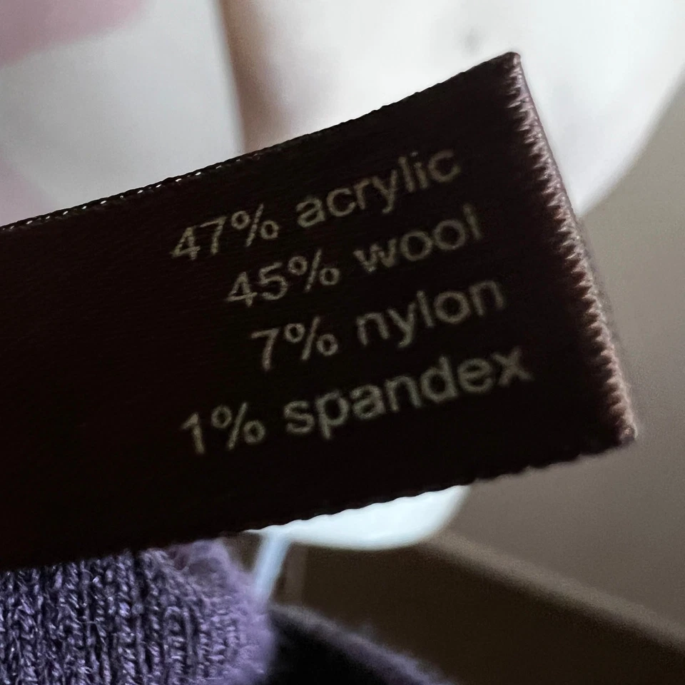 Cárdigan Babydoll The Limited mezcla de lana púrpura Y2K años 2000 Whimsigoth XL Foto 4 de 4