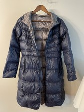 Bernardo Down Puffer Jacket Coat Blue Womens Small