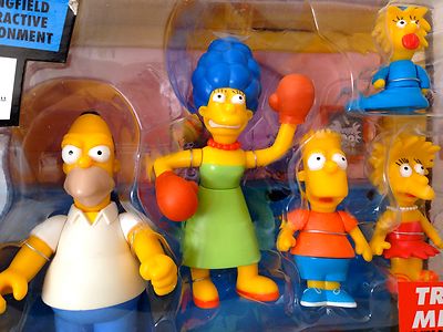 THE SIMPSONS NOW AND THEN. THE ORIGINAL SIMPSONS PLAYSET