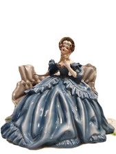 OFFERTA! ERA 390 CERAMICA FIRENZE VINTAGE ANNI 40/50 CA. VICTORIA 7,5 POLLICI H SU DIVANO