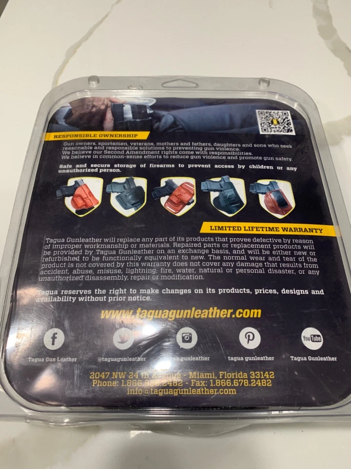 Tagua Cuero Marrón Pistola Ocultación Riñonera Cintura Paquete Funda LFAN-002 NUEVO Envíos  Foto 2 de 3