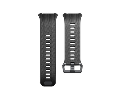 Original Fitbit Ionic Watch Rubber Band Strap Wristband Charcoal Smoke Gray S L