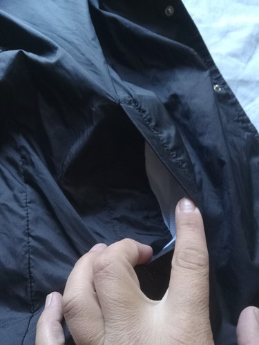 Security Coat Black Size L, Rain Coat - Picture 8 of 9