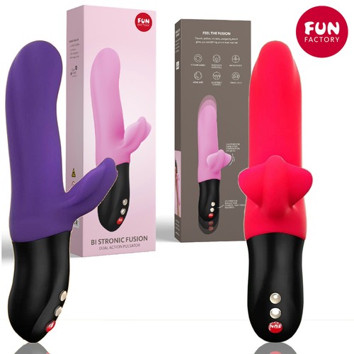 Fun Factory Bi Stronic Fusion Dual Pulsator Rabbit Punto G A P O Spot Vibratore - Foto 1 di 18