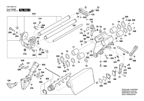 Neu Original Bosch 1609B04992 Gehrungszaun - Bild 3 von 6