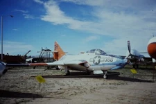 Vintage 35mm Photo Slide Aviation Grumman F-9 Cougar Fighter Jet Aircraft