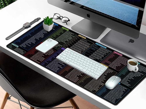 Large Mouse Pad Desk Mat with Excel Shortcuts Cheat Sheet Excel Tips Desk Pad... - Picture 8 of 9