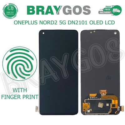 Replacement For ONEPLUS NORD2 5G DN2101 OLED Touch Screen LCD Display Black