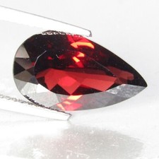 9.05Cts Fabulous Natural Red Color Almandine Garnet Pear Shape Loose Gemstone