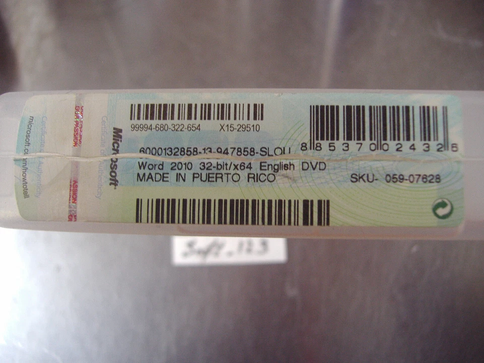 Microsoft MS Office Word 2010 Licensed for 2 PCs Full English Retail Version Box - Image 3 of 3